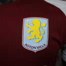 Camisa do Aston Villa I 24/25 JOGADOR Vermelha