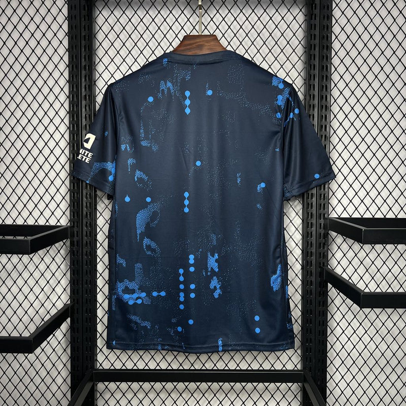 Camisa do Chelsea Pré-Jogo 24/25 Torcedor Azul Escuro