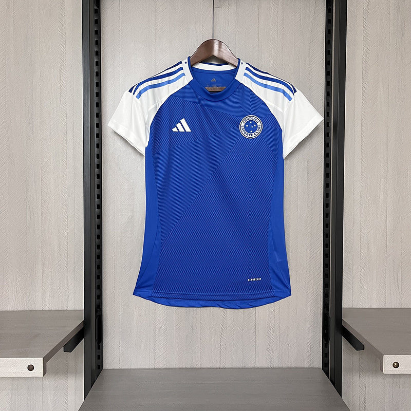 Camisa Feminina do Cruzeiro I 25/26 Torcedor Azul