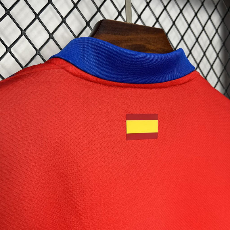 Camisa do Atlético Madrid I 24/25 Torcedor Vermelha e Branca