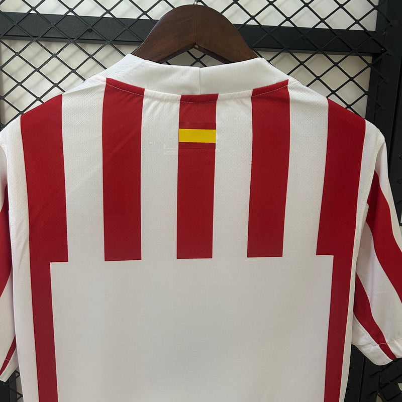 Camisa do Atlético Madrid I 25/26 Torcedor Vermelha e Branca