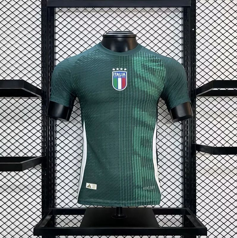 Camisa da Itália Treino 2024 JOGADOR Verde