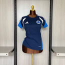 Camisa Feminina do Cruzeiro Treino 26/27 Torcedor Escura
