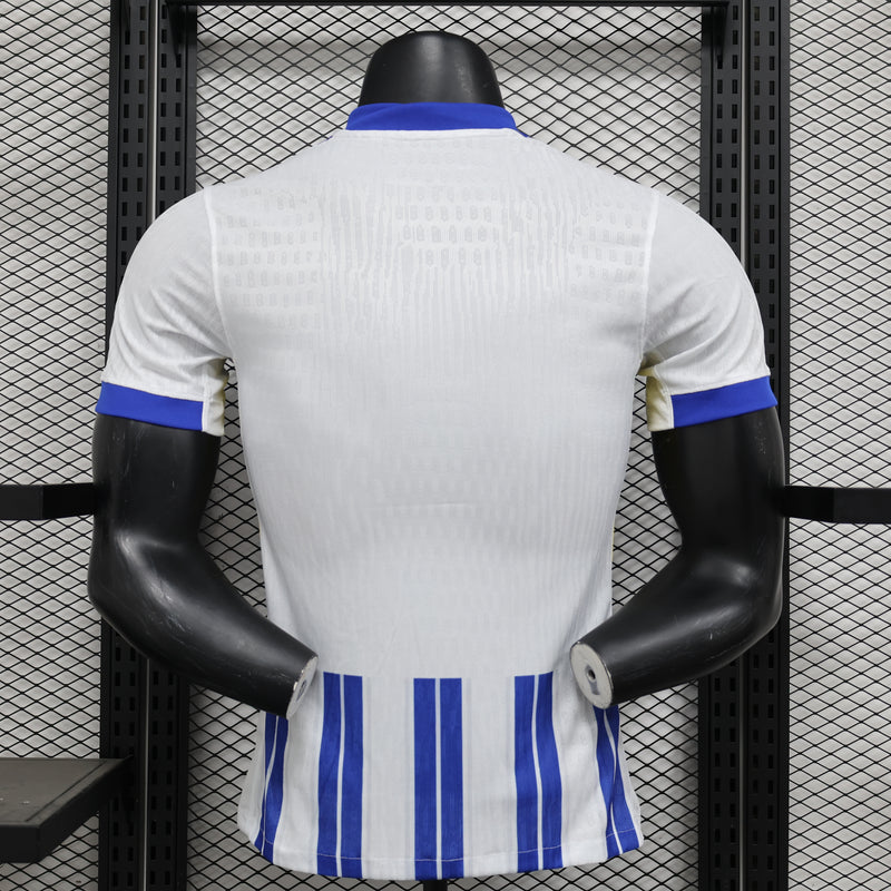Camisa do Brighton I 24/25 JOGADOR Branca e Azul