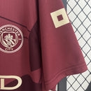 Camisa do Manchester City III 24/25 Torcedor Vermelha