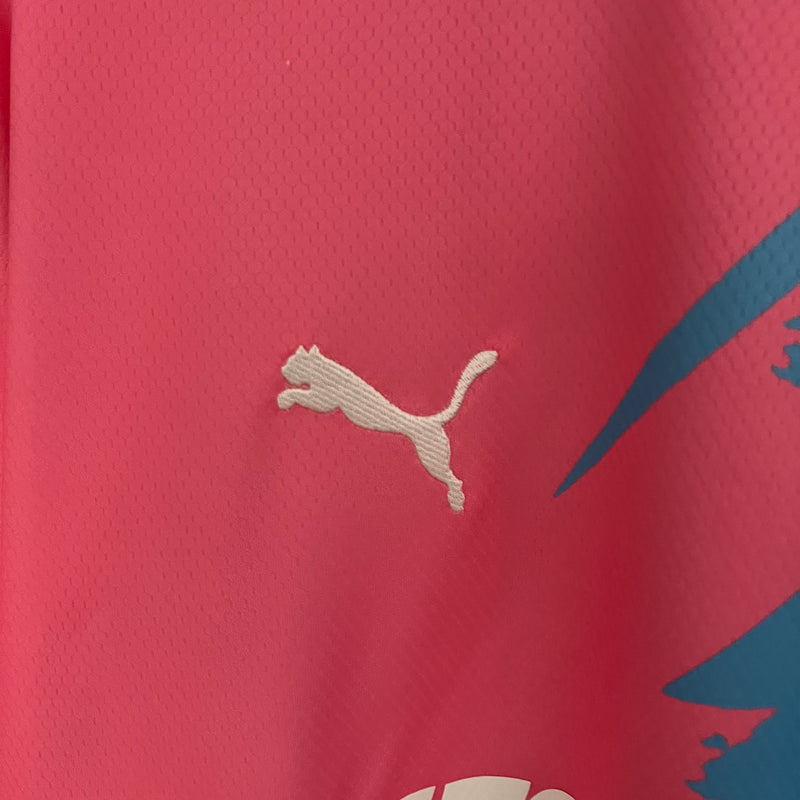 Camisa do Palmeiras Edição comemorativa 23/24 Torcedor Azul e rosa