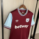 Camisa do West Ham United I 24/25 Torcedor Vermelha