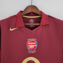 Camisa do Arsenal I Manga Longa 05/06 Torcedor RETRO