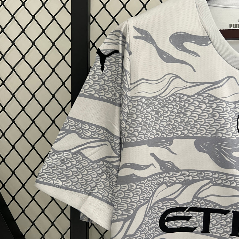 Camisa do Manchester City Year of the Dragon 24/25 Torcedor Branca