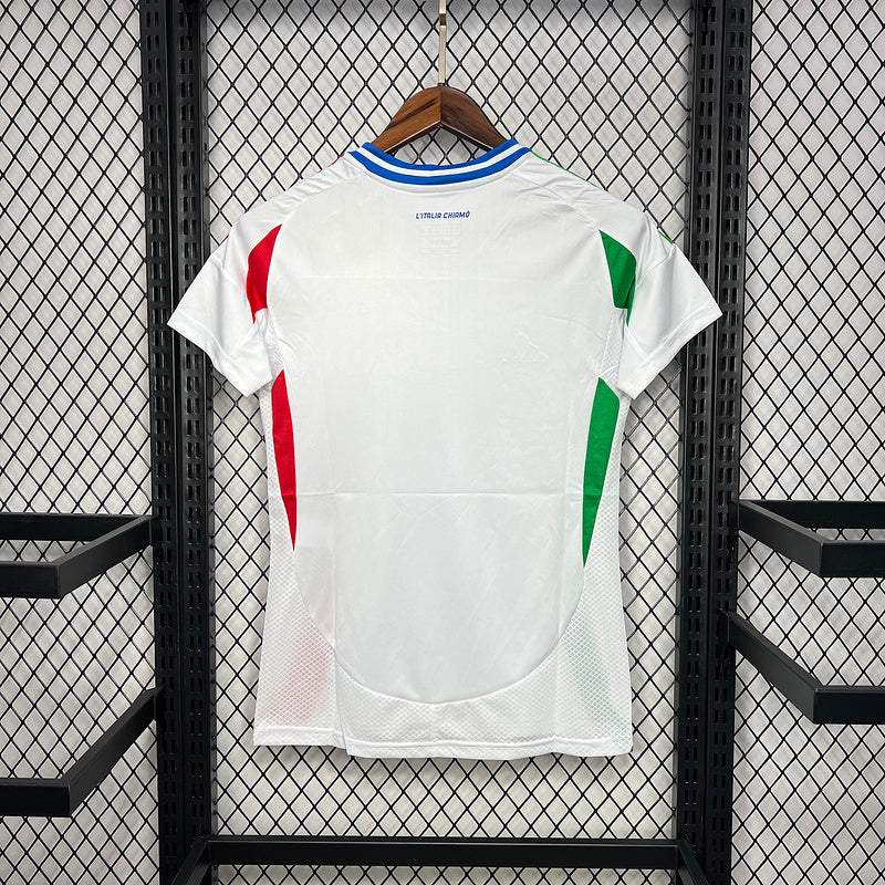 Camisa Feminina da Itália II 2024 Torcedor Branca