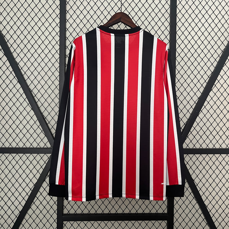 Camisa do São Paulo II Manga Longa 24/25 Torcedor Tricolor