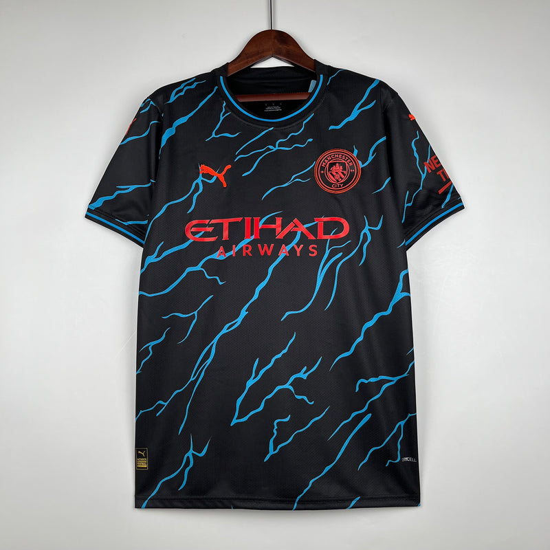 Camisa do Manchester City Edição Especial 23/24 Torcedor Preta