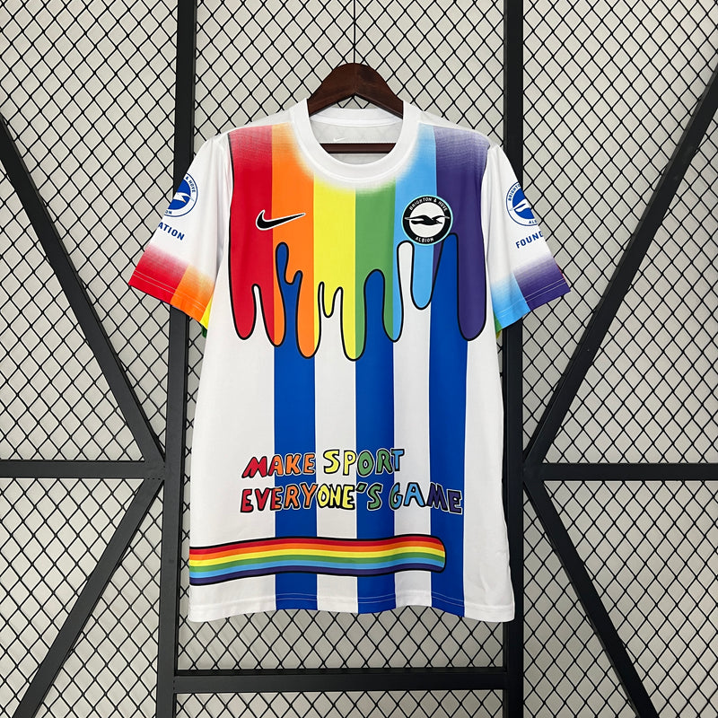 Camisa do Brighton Treino 24/25 Torcedor Branca
