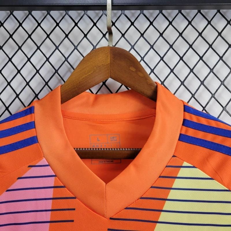 Camisa da Itália Goleiro 2024 Torcedor Laranja