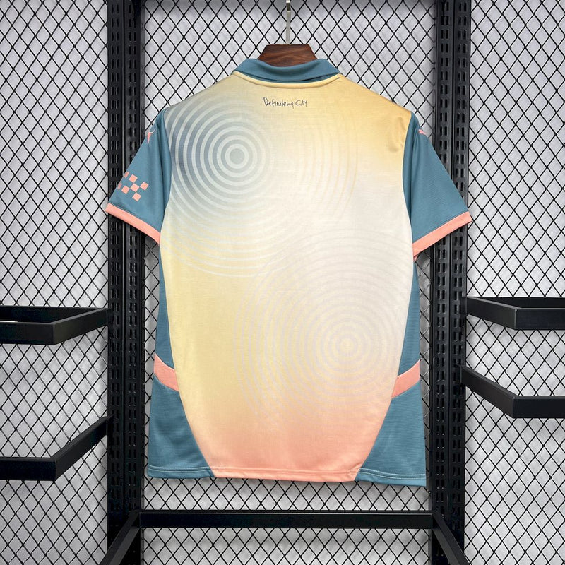 Camisa do Manchester City IIII 24/25 Torcedor Amarela