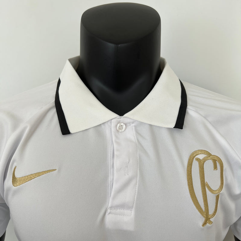 Camisa do Corinthians Polo 22/23 Torcedor Branca