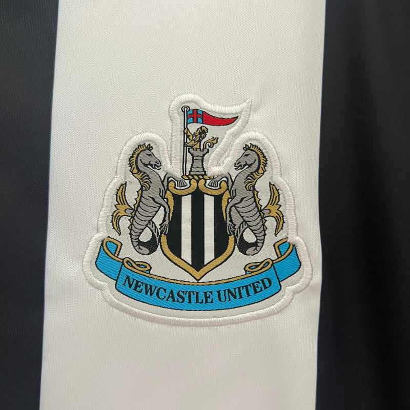 Camisa do Newcastle United I 24/25 Torcedor Preta e Branca