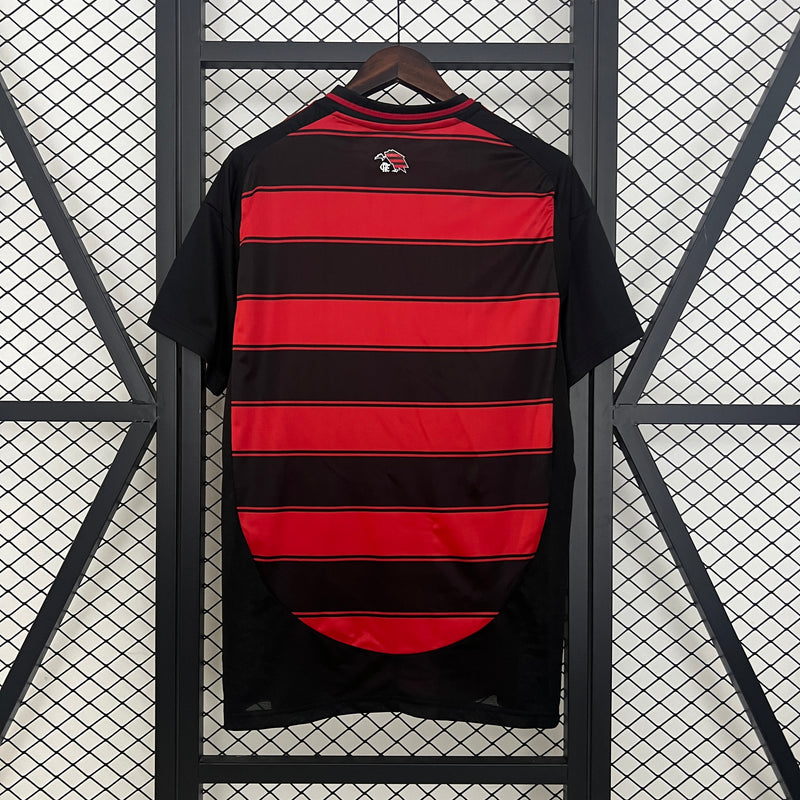 Camisa do Flamengo I 25/26 Torcedor Preta e Vermelha