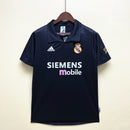 Camisa do Real Madrid II 02/03 Torcedor Preta RETRO