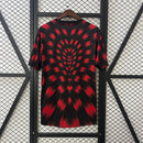 Camisa do Flamengo Pré-jogo 25/26 Torcedor Preto e Vermelho