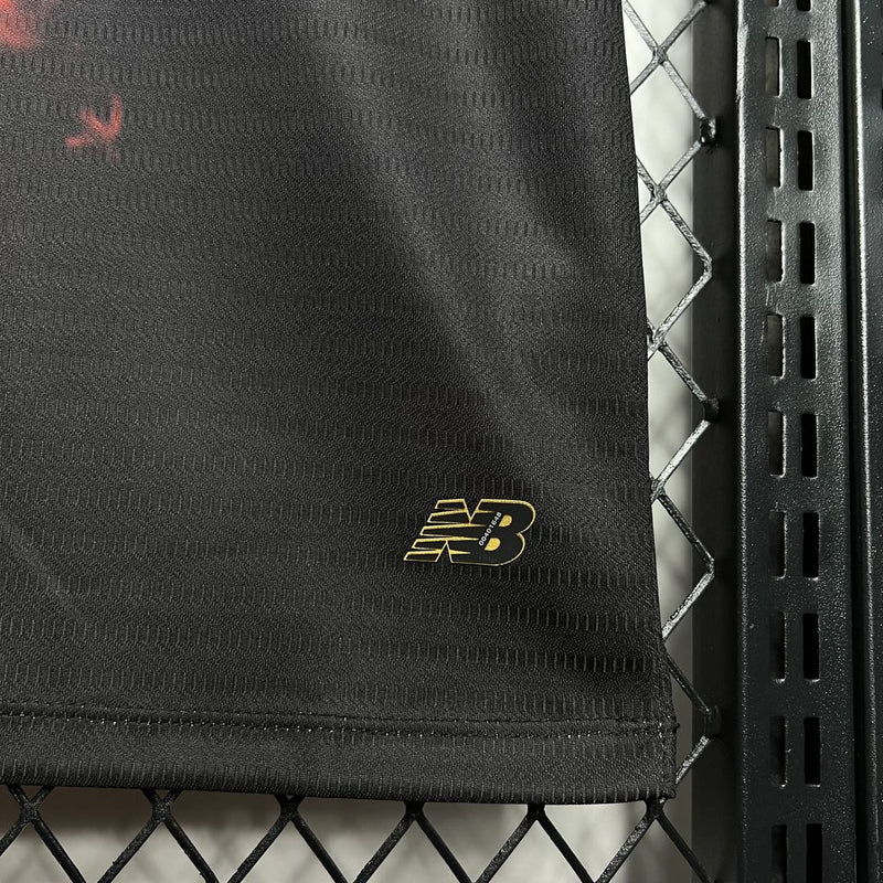 Camisa do São Paulo III 24/25 Torcedor Preta e Vermelha