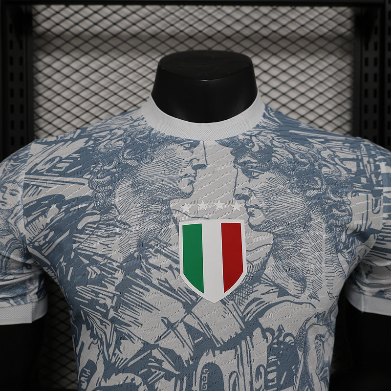 Camisa da Itália Edição Especial 2024 JOGADOR Branca