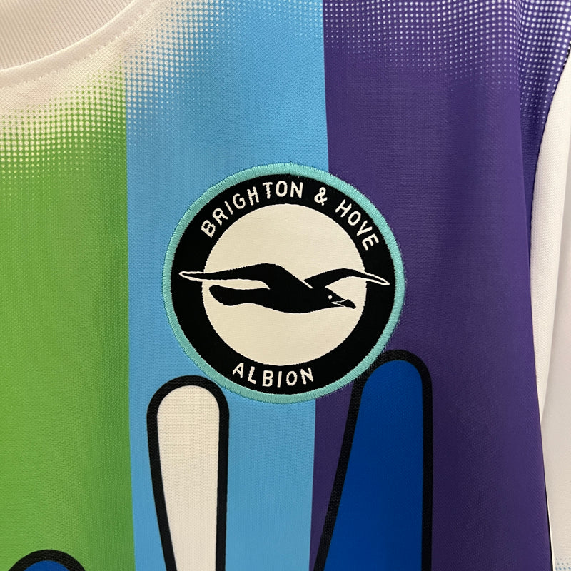 Camisa do Brighton Treino 24/25 Torcedor Branca