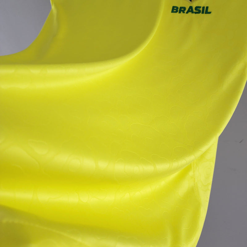 Camisa da Seleção Brasileira I 2022 Torcedor Amarela