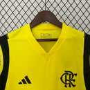 Camisa Regata do Flamengo Treino 24/25 Torcedor Amarela