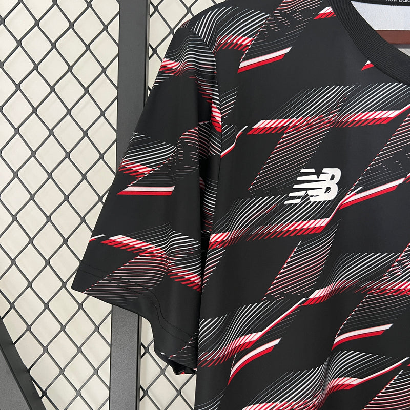 Camisa do São Paulo Pré-jogo 24/25 Torcedor Preta