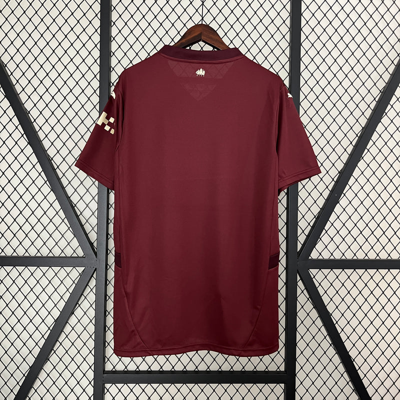 Camisa do Manchester City III 24/25 Torcedor Vermelha