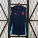 Camisa Regata do Flamengo Treino 25/26 Torcedor Azul Escuro