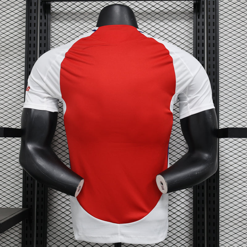 Camisa do Arsenal I 24/25 JOGADOR Vermelha