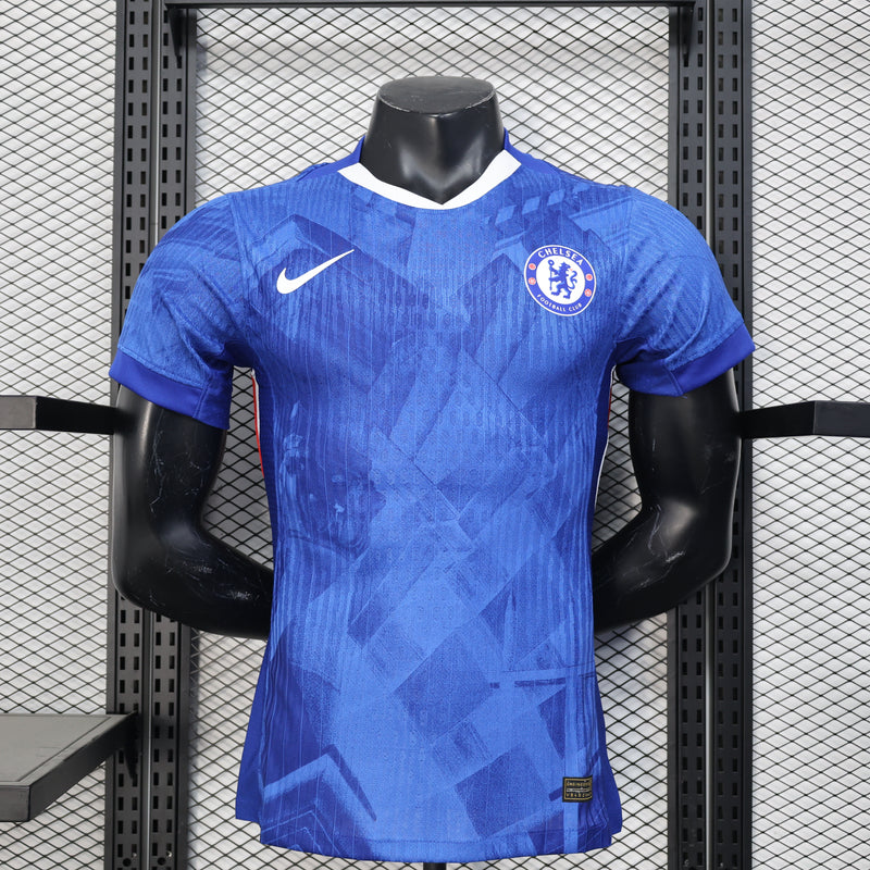 Camisa do Chelsea I 25/26 JOGADOR Azul