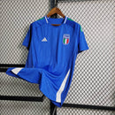 Camisa da Itália I 2024 Torcedor Azul