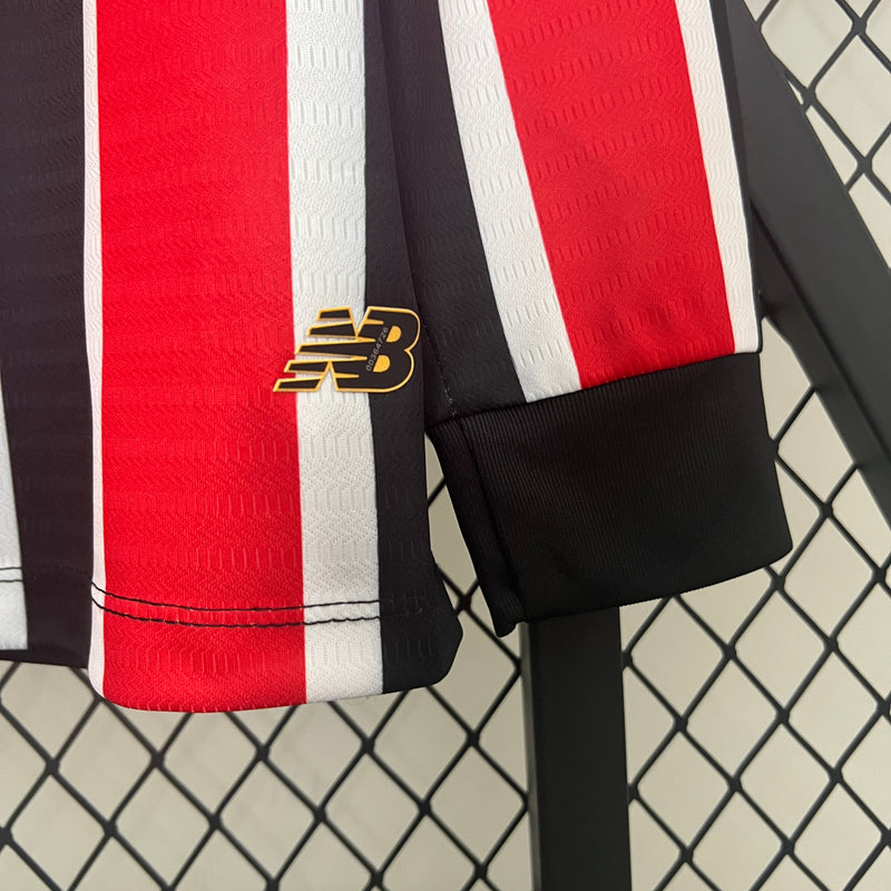 Camisa do São Paulo II Manga Longa 24/25 Torcedor Tricolor