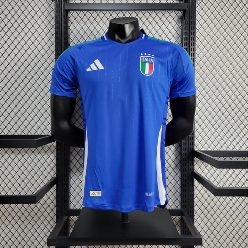 Camisa da Itália I 2024 JOGADOR Azul