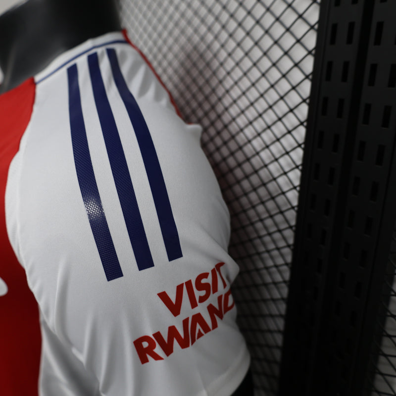 Camisa do Arsenal I 24/25 JOGADOR Vermelha