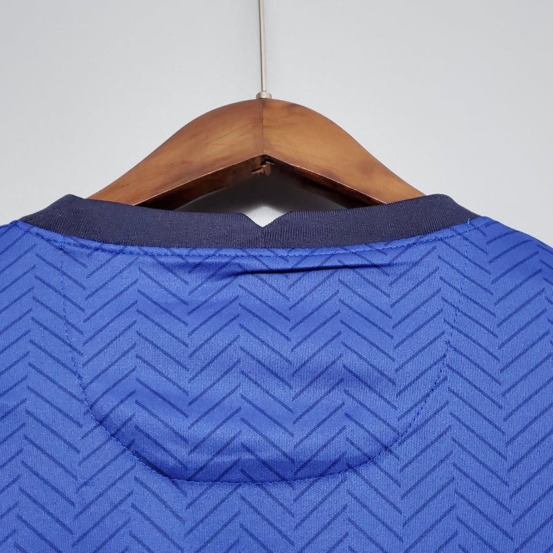 Camisa do Chelsea I 20/21 Torcedor Azul