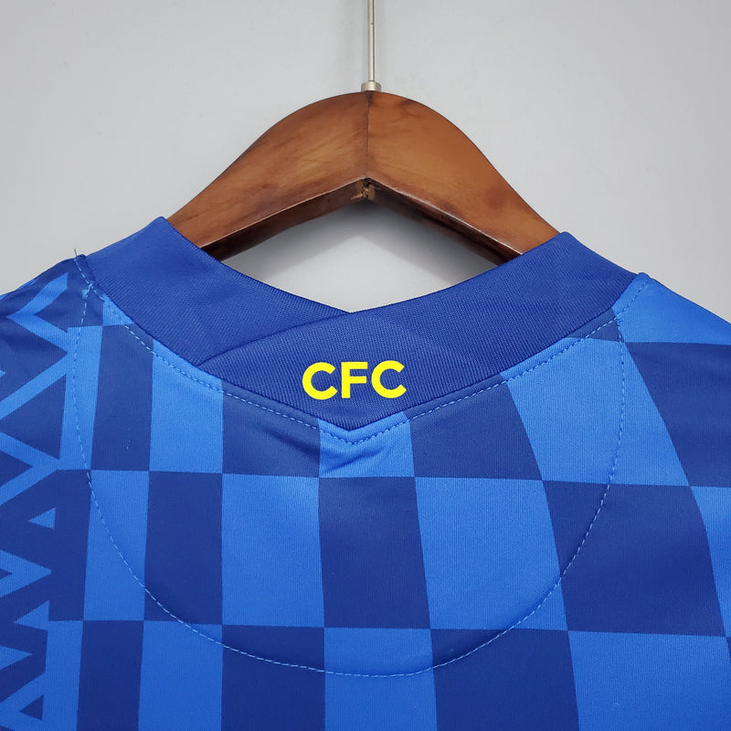 Camisa do Chelsea I 21/22 Torcedor Azul