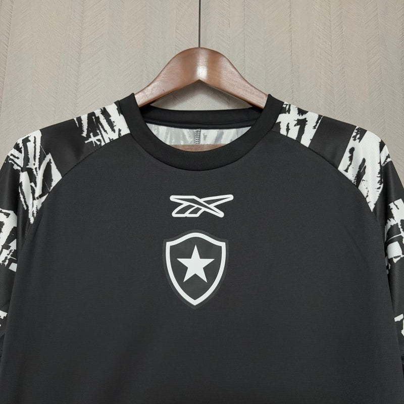 Camisa do Botafogo Pré-Jogo 25/26 Torcedor Preta