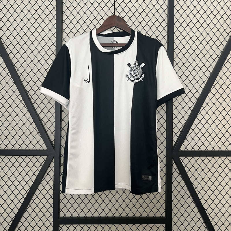 Camisa do Corinthians III 24/25 Torcedor Preta e Branca