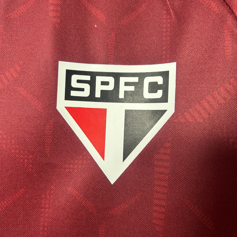 Camisa do São Paulo Treino 25/26 Torcedor Vermelha