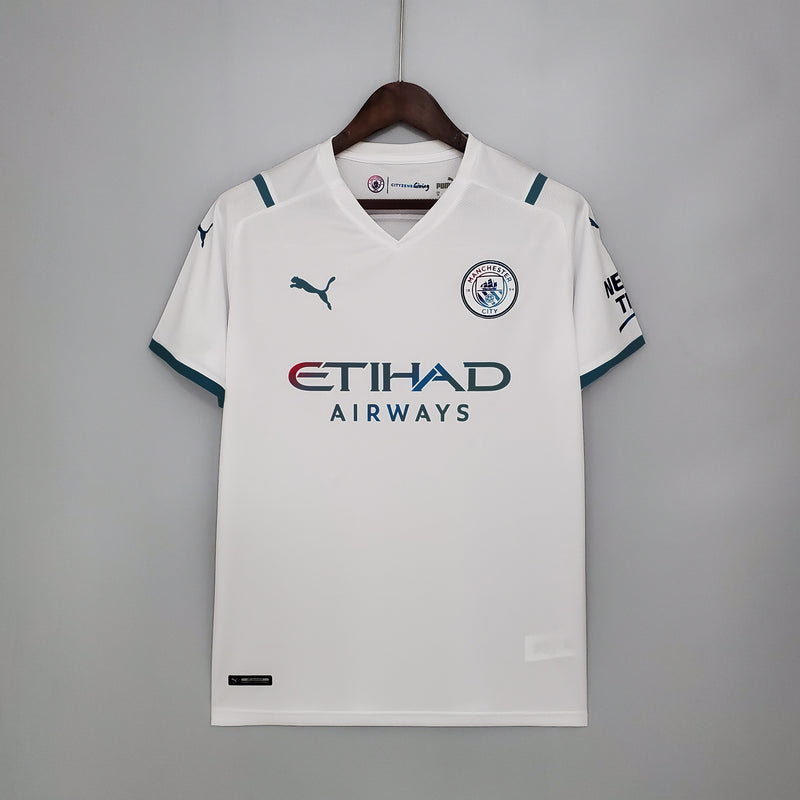 Camisa do Manchester City II 21/22 Torcedor Branca