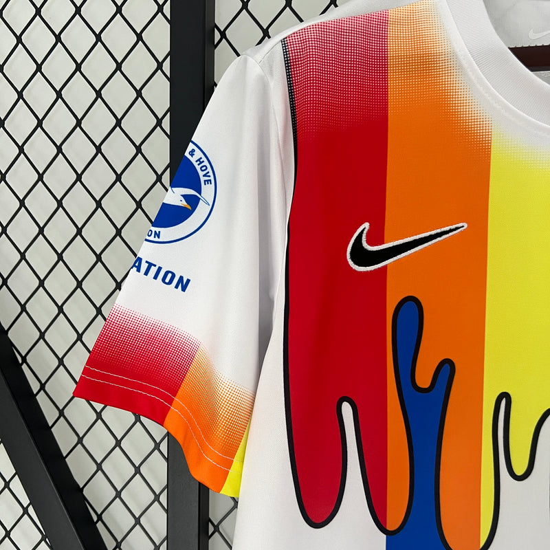 Camisa do Brighton Treino 24/25 Torcedor Branca