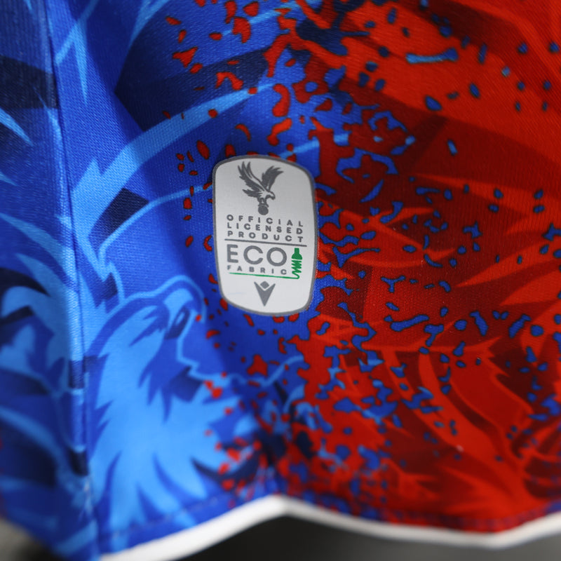 Camisa do Crystal Palace I 24/25 JOGADOR Azul e Vermelha
