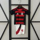 Kit infantil do Flamengo I 25/26 Torcedor Preto e Vermelho