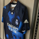 Camisa do Real Madrid Joint Edition 18/19 Torcedor Preta e Azul RETRO