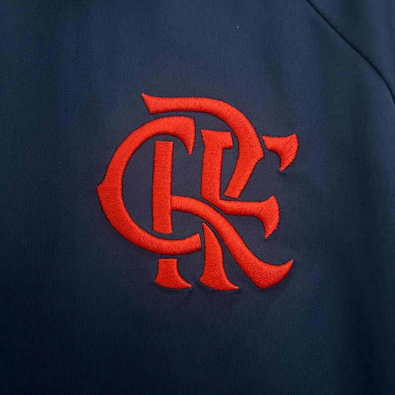 Camisa do Flamengo Polo Treino 25/26 Torcedor Azul Escuro