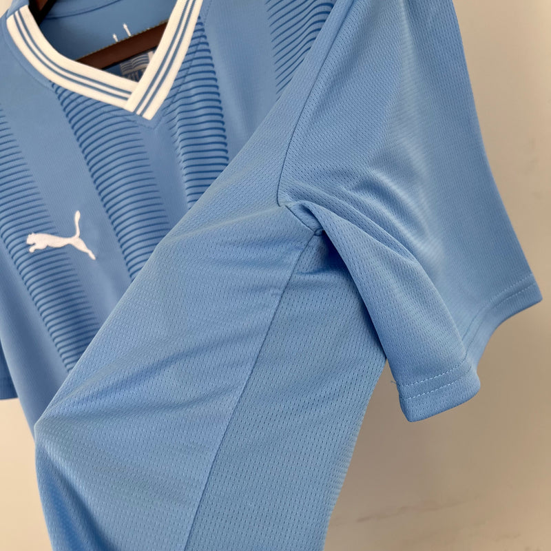 Camisa do Manchester City I 23/24 Torcedor Azul